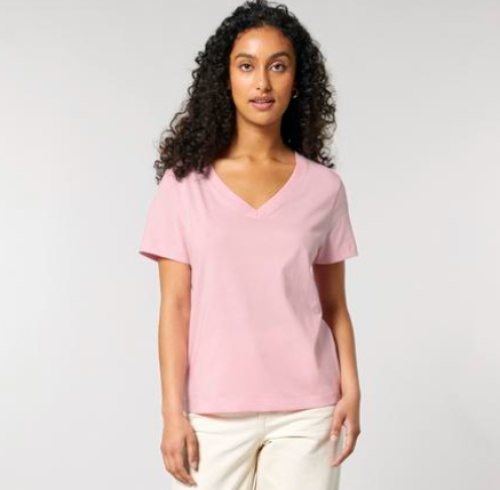 Women’s v-neck organic t-shirt